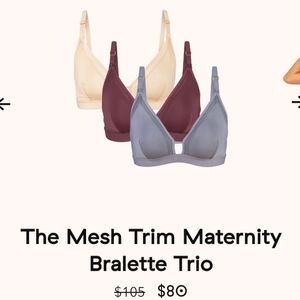 Lively mesh nursing bralettes